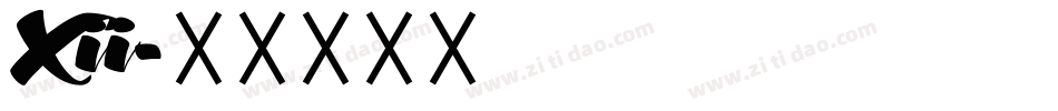 Xii字体转换