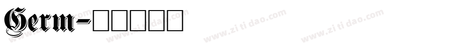 Germ字体转换