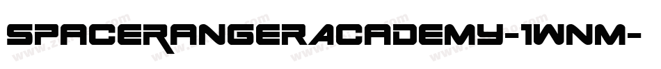 SpaceRangerAcademy-1WnM字体转换