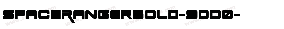 SpaceRangerBold-9Do0字体转换