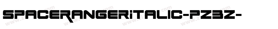 SpaceRangerItalic-pz3Z字体转换