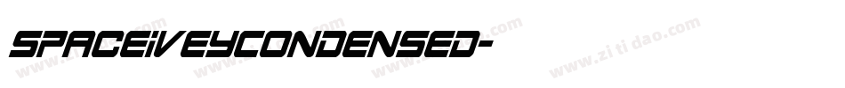 SpaceIveyCondensed字体转换