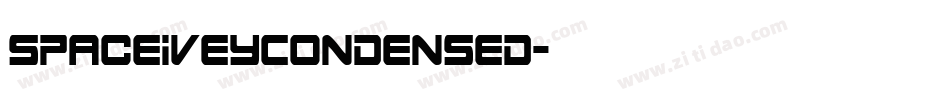 SpaceIveyCondensed字体转换