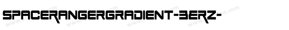 SpaceRangerGradient-3ERz字体转换 SpaceRangerGradient-3ERz字体转换