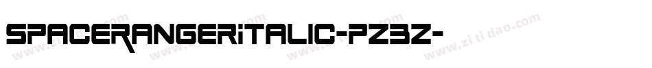 SpaceRangerItalic-pz3Z字体转换