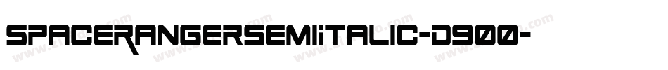 SpaceRangerSemiItalic-D900字体转换 SpaceRangerSemiItalic-D900字体转换