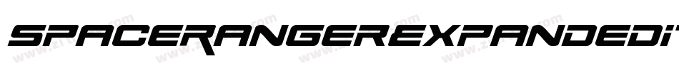 SpaceRangerExpandedItalic-r63K字体转换 SpaceRangerExpandedItalic-r63K字体转换