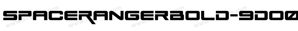 SpaceRangerBold-9Do0字体转换
