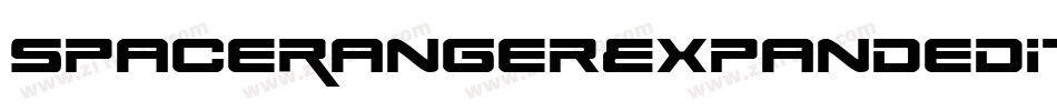 SpaceRangerExpandedItalic-r63K字体转换 SpaceRangerExpandedItalic-r63K字体转换