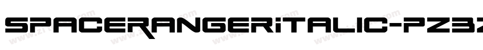 SpaceRangerItalic-pz3Z字体转换