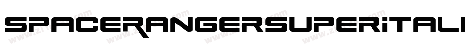 SpaceRangerSuperItalic-G2KZ字体转换