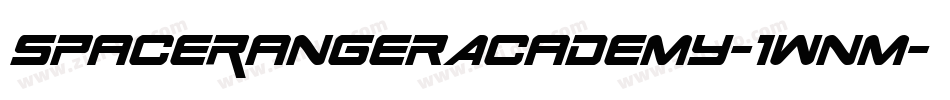 SpaceRangerAcademy-1WnM字体转换