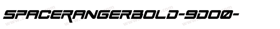 SpaceRangerBold-9Do0字体转换
