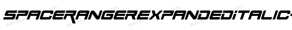 SpaceRangerExpandedItalic-r63K字体转换 SpaceRangerExpandedItalic-r63K字体转换
