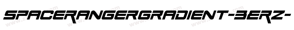SpaceRangerGradient-3ERz字体转换 SpaceRangerGradient-3ERz字体转换