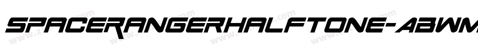 SpaceRangerHalftone-ABwm字体转换