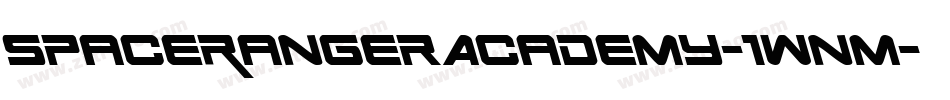 SpaceRangerAcademy-1WnM字体转换