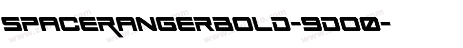 SpaceRangerBold-9Do0字体转换
