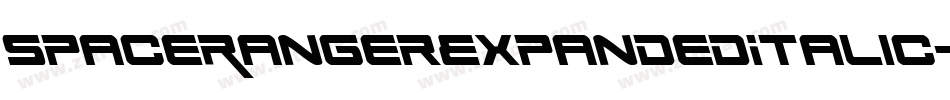 SpaceRangerExpandedItalic-r63K字体转换 SpaceRangerExpandedItalic-r63K字体转换