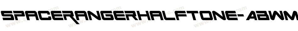 SpaceRangerHalftone-ABwm字体转换