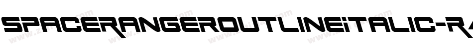 SpaceRangerOutlineItalic-R40e字体转换 SpaceRangerOutlineItalic-R40e字体转换