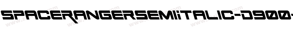 SpaceRangerSemiItalic-D900字体转换 SpaceRangerSemiItalic-D900字体转换