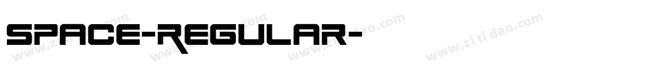 Space-Regular字体转换