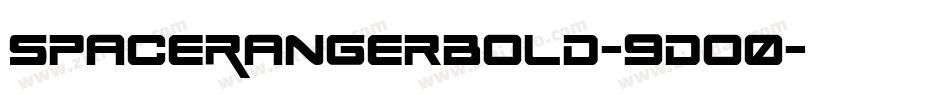 SpaceRangerBold-9Do0字体转换