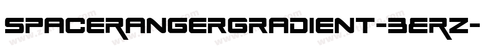 SpaceRangerGradient-3ERz字体转换 SpaceRangerGradient-3ERz字体转换