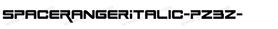 SpaceRangerItalic-pz3Z字体转换