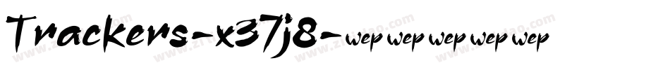 Trackers-x37j8字体转换