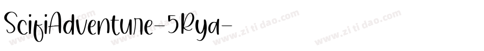ScifiAdventure-5Rya字体转换