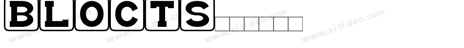 BLOCTS字体转换
