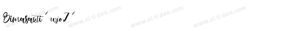 Bimasakti-wjoZ字体转换