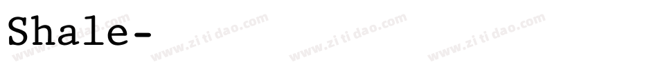 Shale字体转换