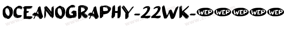 Oceanography-22wK字体转换