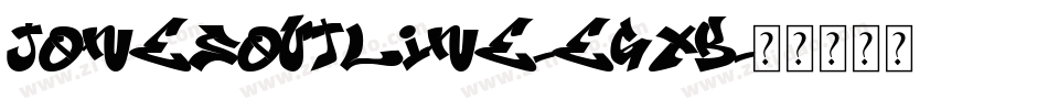 JonesOutline-eGxB字体转换