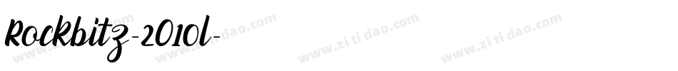 Rockbitz-2O10l字体转换