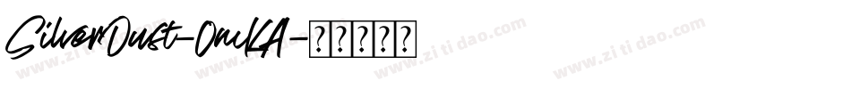 SilverDust-OmKA字体转换
