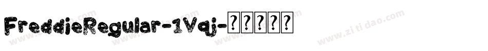 FreddieRegular-1Vqj字体转换
