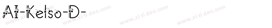 AI-Kelso-D字体转换