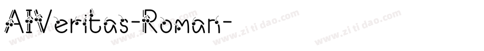 AIVeritas-Roman字体转换
