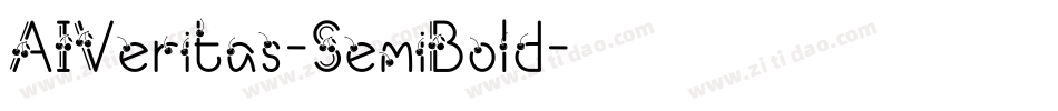 AIVeritas-SemiBold字体转换