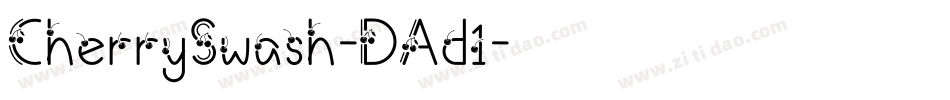 CherrySwash-DAd1字体转换