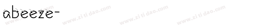 abeeze字体转换