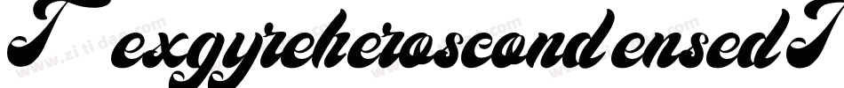 TexgyreheroscondensedItalic-B718字体转换