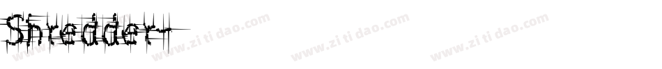 Shredder字体转换