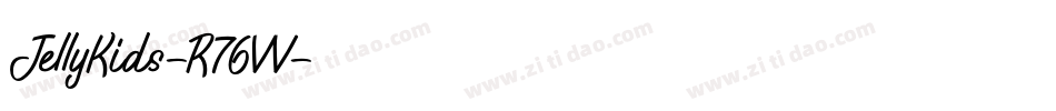 JellyKids-R76W字体转换