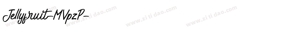 Jellyfruit-MVpzP字体转换