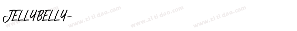 JELLYBELLY字体转换
